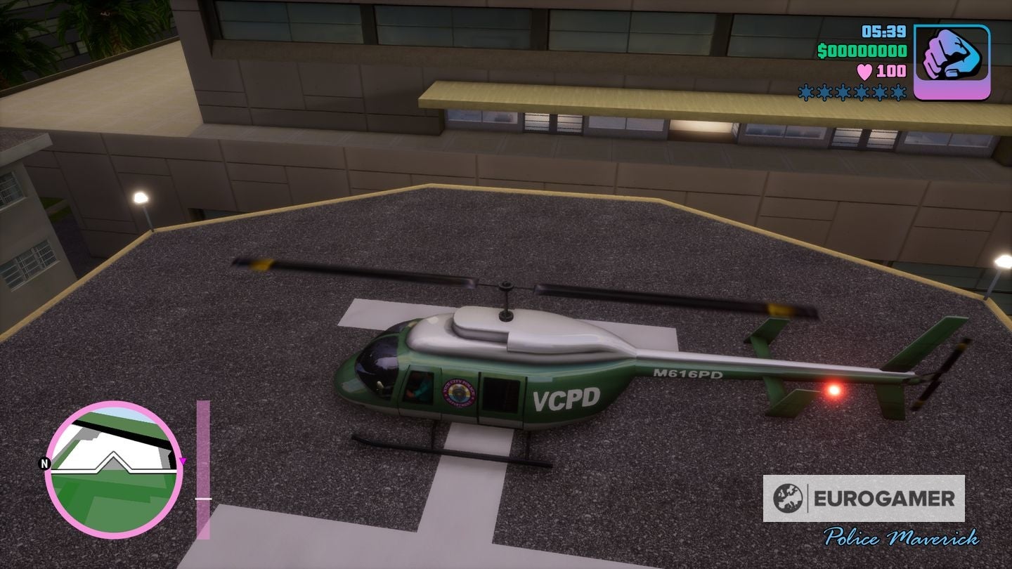GTA Vice City helicopter locations and helicopter controls explained